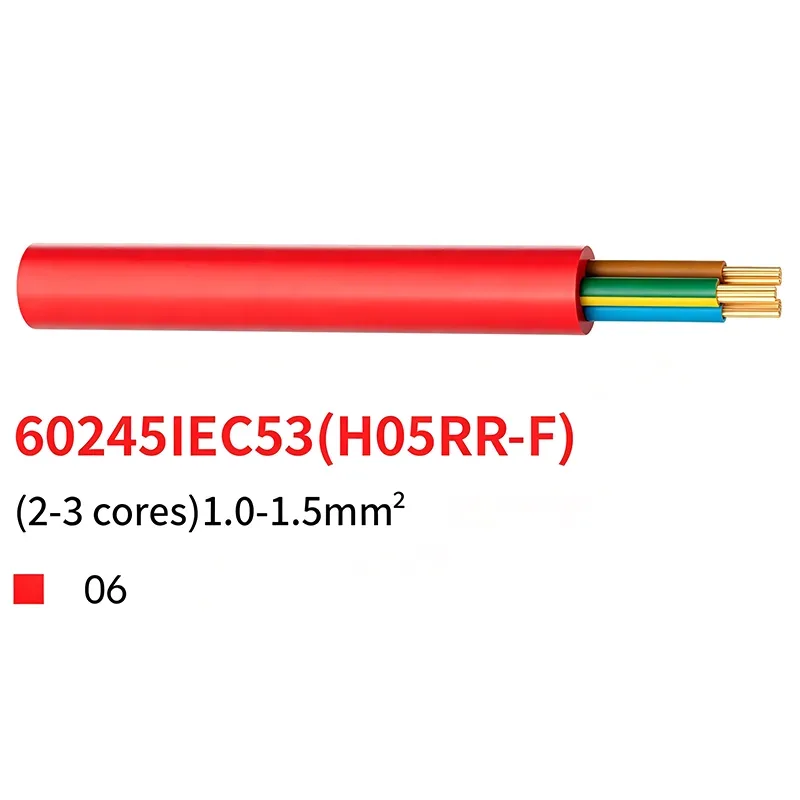 AS/NZS gummiisolerte fleksible kabler