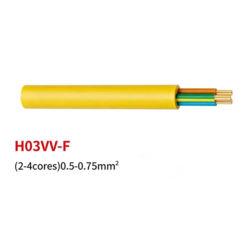 EU-standard PVC-isolerte fleksible kabler
